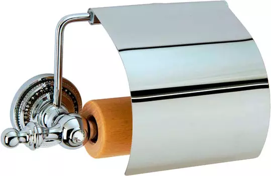 Держатель туалетной бумаги Boheme Brillante хром с кристаллами Swarovski