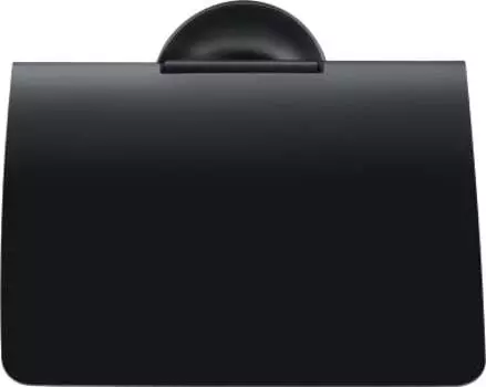 Держатель туалетной бумаги Duravit Starck T 0099404600 черный, с крышкой