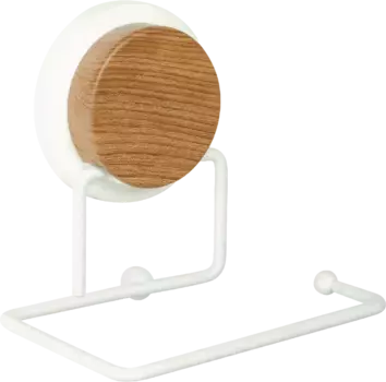 Держатель туалетной бумаги Fixsen Magic White белый, светлое дерево