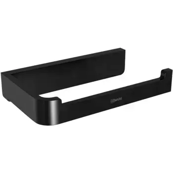 Держатель туалетной бумаги Lemark Smooth Line черный матовый