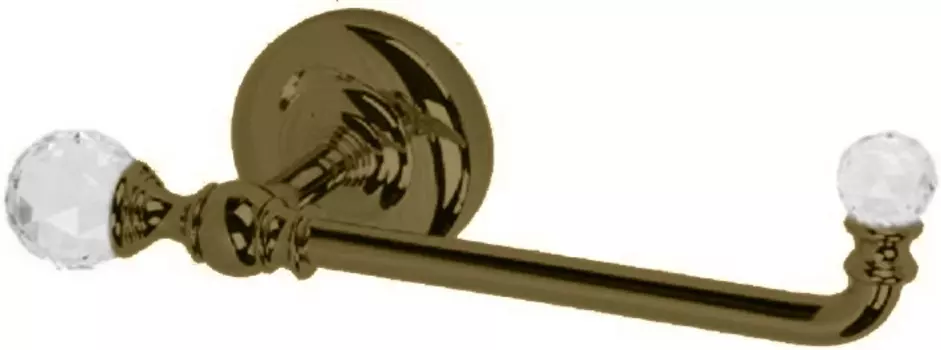 Держатель туалетной бумаги Migliore Amerida бронзовый с кристаллами Swarovski