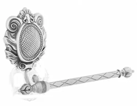 Держатель туалетной бумаги Migliore Cleopatra хром глянцевый