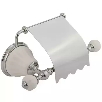 Держатель туалетной бумаги Migliore Olivia белый хром