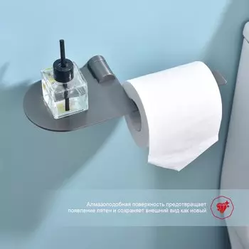 Держатель туалетной бумаги Raglo R300.03.09 графит