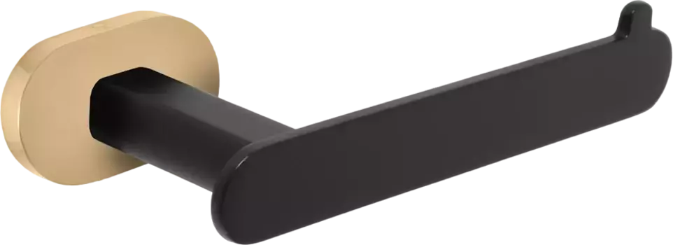 Держатель туалетной бумаги Rav Slezak Yukon черный - золото