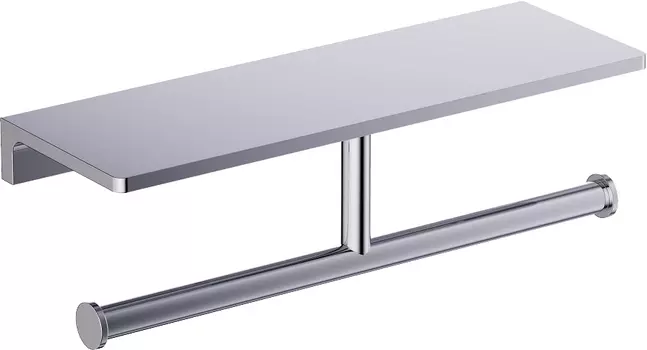 Держатель туалетной бумаги Timo Selene 10045/00 двойной, с полкой для телефона