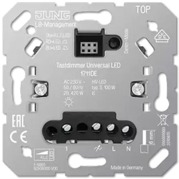 Диммер клавишный Jung 1711DE