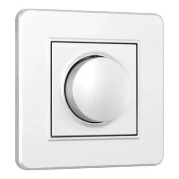 Диммер с рамкой Arte Milano SET16-1-48-1 silver
