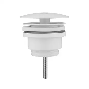 Донный клапан Abber AF0012W белый матовый