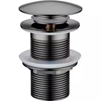 Донный клапан Boheme черный матовый