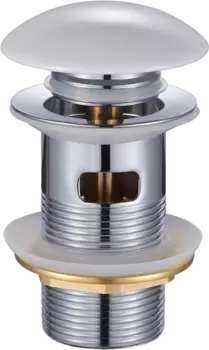 Донный клапан для раковины BOND BV0205 белый