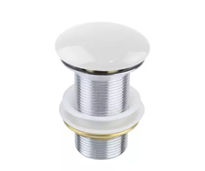 Донный клапан для раковины Bronze de Luxe белый