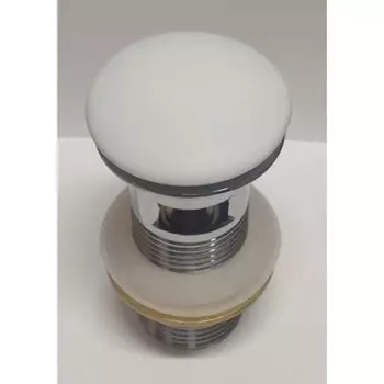 Донный клапан для раковины Ceramalux белый, матовый (RD001MW)