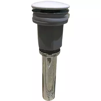 Донный клапан для раковины Ceramalux белый (RD020)