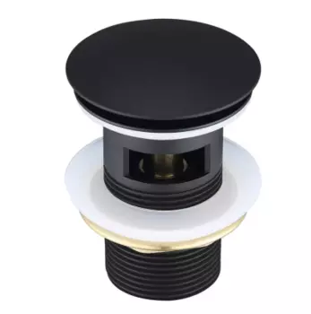 Донный клапан для раковины Ceramalux черный (BB005MB)