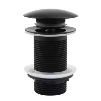 Донный клапан для раковины Ceramalux BB006B черный матовый