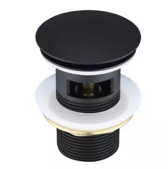 Донный клапан для раковины Ceramalux черный матовый (BB005B)