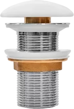 Донный клапан для раковины IDDIS Optima Home OPHWM00i88 белый матовый