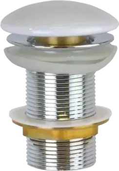 Донный клапан для раковины SantiLine SL-120 белый матовый