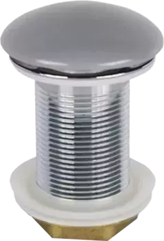 Донный клапан для раковины SantiLine SL-121 серый матовый