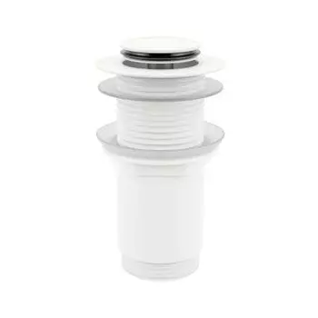 Донный клапан для раковины Wellsee Drainage System белый, матовый (182138000)