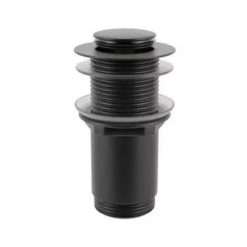 Донный клапан для раковины Wellsee Drainage System черный, матовый (182135000)