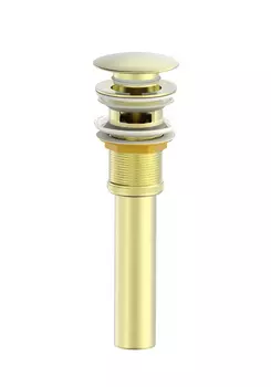 Донный клапан для раковины Wonzon & Woghand WW-88SS03-BG брашированное золото