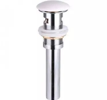 Донный клапан с переливом Gid WH100-1 белый