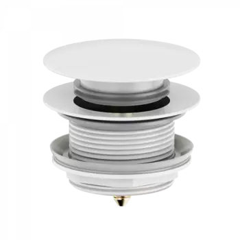 Донный клапан для ванны WONZON & WOGHAND, Черный матовый (WW-SS105-MW)