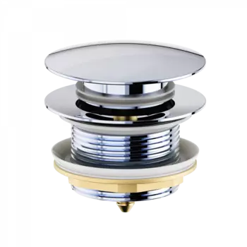 Донный клапан для ванны WONZON & WOGHAND, Хром (WW-SS105-CR)