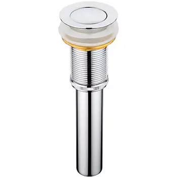 Донный клапан Frap хром