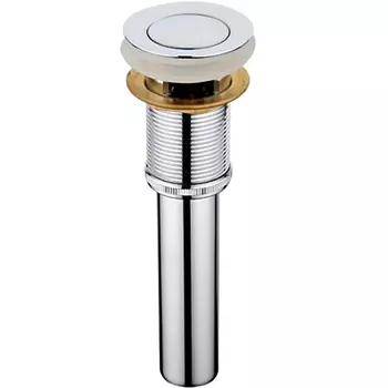 Донный клапан Frap хром