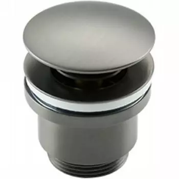 Донный клапан Frap сталь матовая