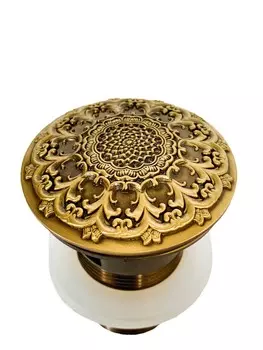 Донный клапан с переливом Milacio бронза (MC.010.BR)