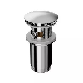 Донный клапан WHITECROSS A706CR для умывальника, клик-клак (хром)