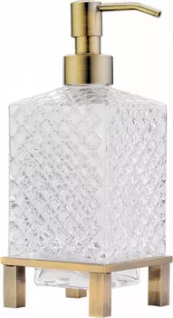 Дозатор для жидкого мыла Boheme Venturo настольный, бронза глянцевая