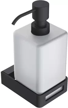 Дозатор для жидкого мыла Boheme Q черный матовый