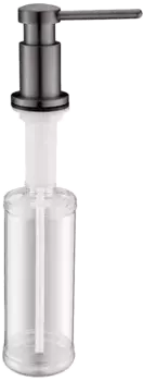 Дозатор для кухонной мойки Paulmark Brevit D005-GM вороненая сталь