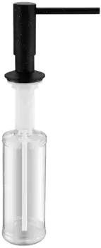 Дозатор для кухонной мойки Paulmark Decus D004-418 черный металлик