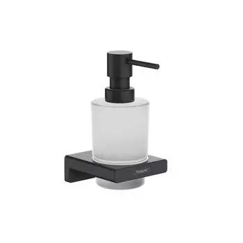 Дозатор для жидкого мыла, Hansgrohe, AddStoris, механический (нажимной), ширина, мм-81, глубина, мм-91, высота, мм-158, ёмкость(мл)-200, тип установки-настенны?
