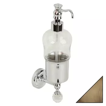 Дозатор для жидкого мыла Migliore Amerida бронзовый с кристаллом Swarovski