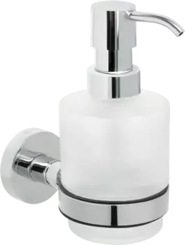 Дозатор для жидкого мыла подвесной Fixsen Comfort Chrome хром