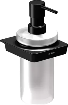 Дозатор Sonia S-6 166466 матовое стекло, черный