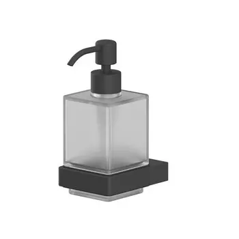 Дозатор WHITECROSS Cubo CU2440BL черный матовый