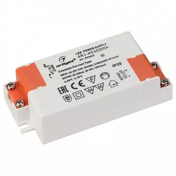 Драйвер Arlight ARJ-KE40300A 30-40V 12W IP20 0,3A 023443