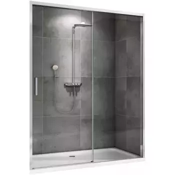 Душевая дверь Abber Komfort 170 AG93170 хром, стекло прозрачное