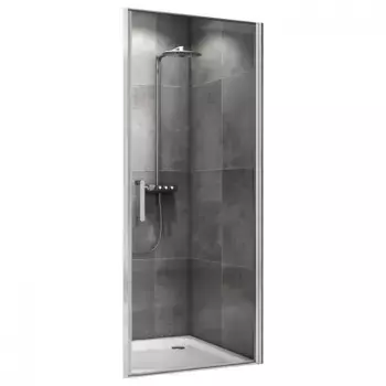 Душевая дверь Abber Sonnenstrand 80 AG04080 хром, стекло прозрачное
