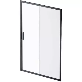 Душевая дверь AM.PM Gem 140х195 черный матовый стекло матовое