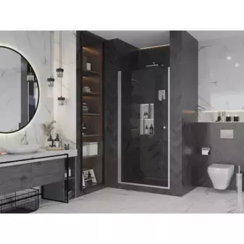 Душевая дверь Ambassador Elysium 90 хром стекло прозрачное