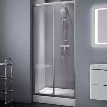 Душевая дверь BelBagno Due 140 хром (DUE-BF-1-140-C-Cr)